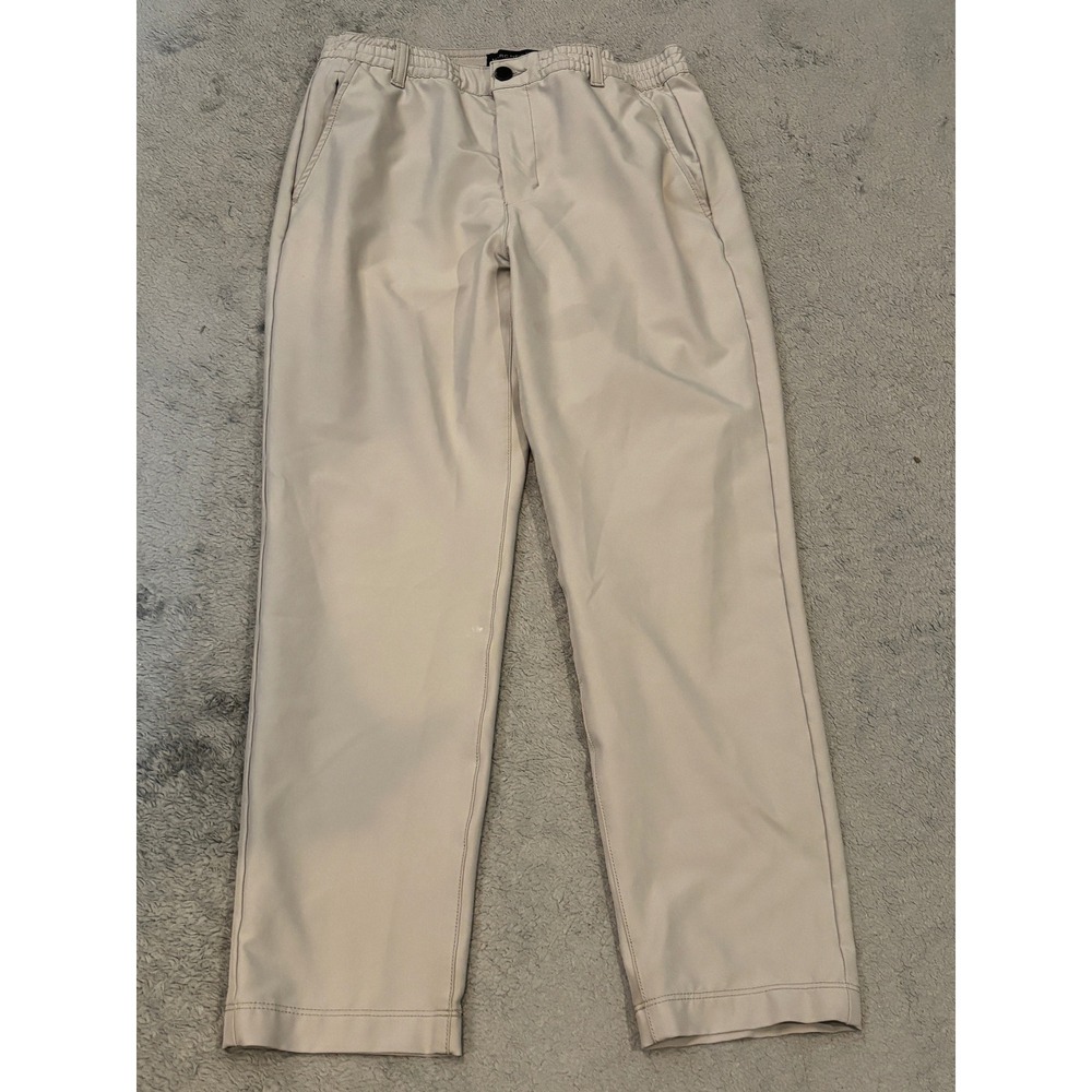 Marc New York Mens Performance Pants Gray Stretch 32x29 Active Chino Trousers
